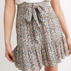 Madewell dainty floral skirt